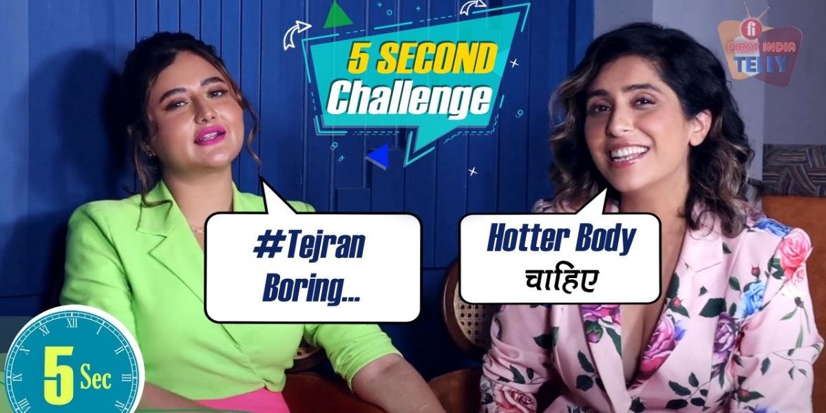 First India Telly: Rashami Desai avoid Umar Riaz’s name several times while playing 5 seconds challenge with Neha Bhasin